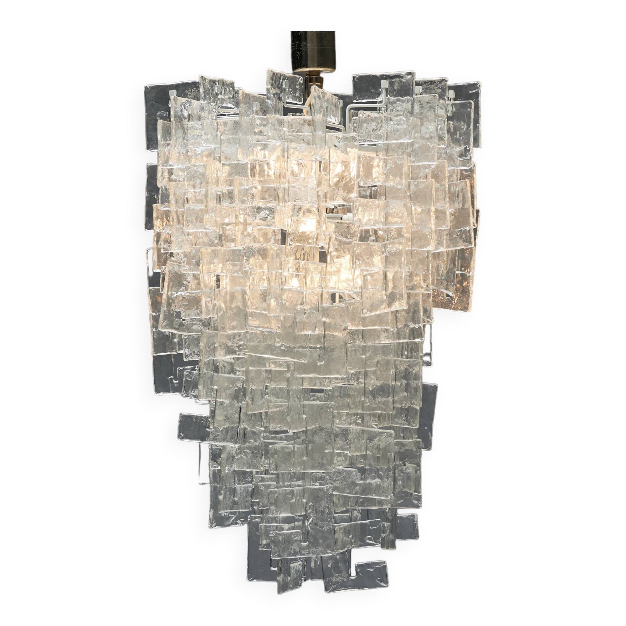 Large Chandelier by Carlo Nason for Mazzega, Italy, 1960s