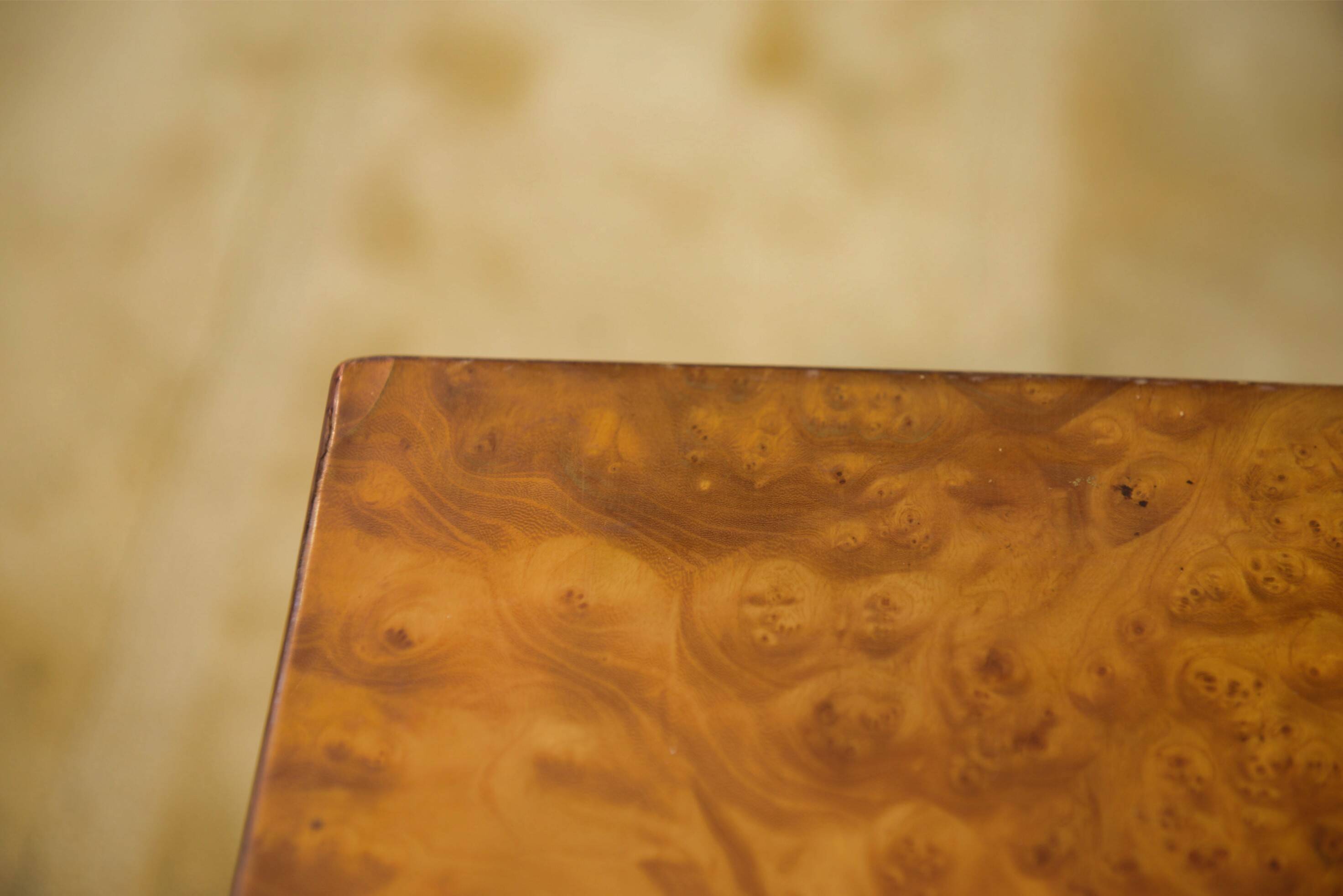 Elm burl stool from the 1970s