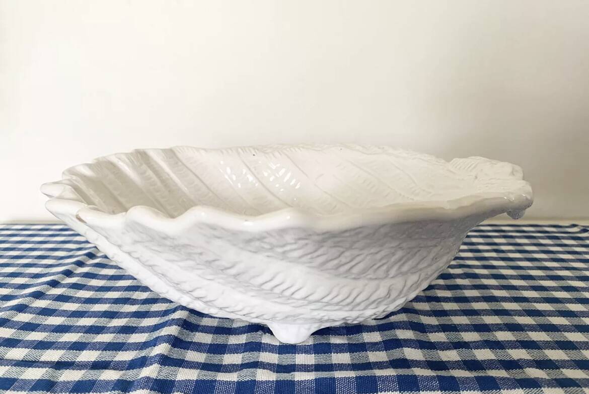 Shell bowl Italian art