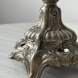 Large metal table candle holder