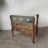 60s mirrored chest of drawers