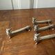 Set of 6 silver-plated cat knife rests