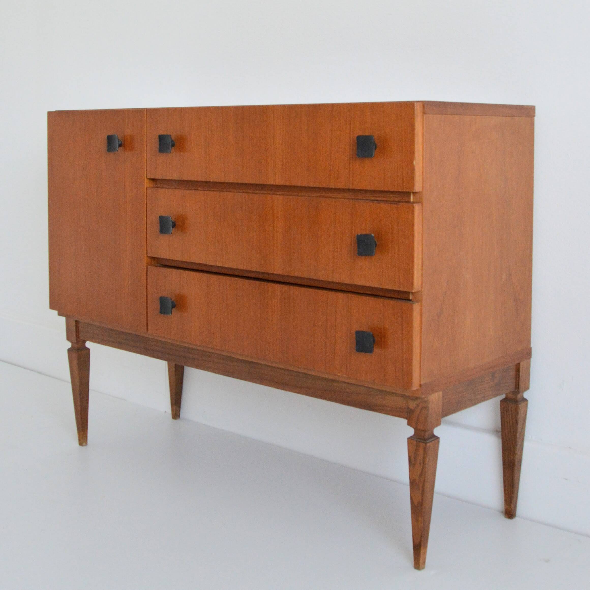 Small sideboard / 1960s vintage Scandinavian chest of drawers