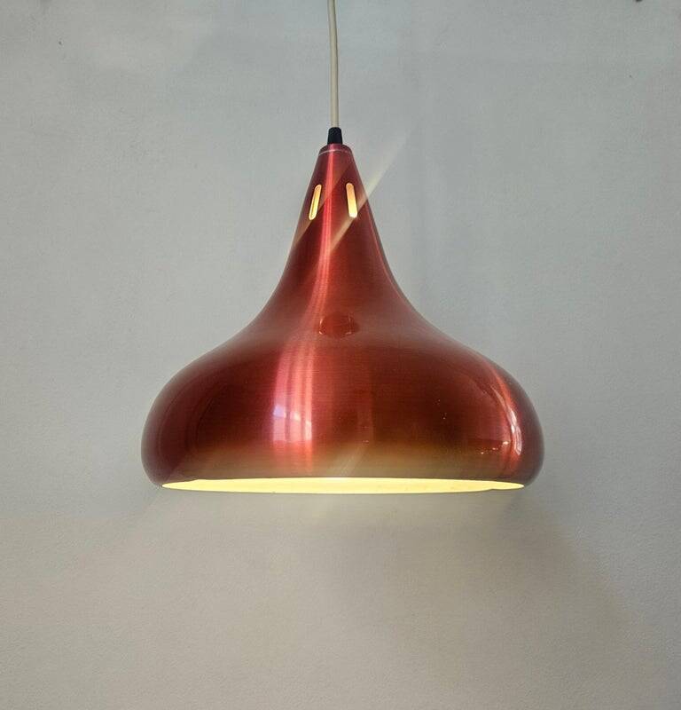 Rare Midcentury Pendant Orient in style of Jo Hammerborg, Denmark, 1970s