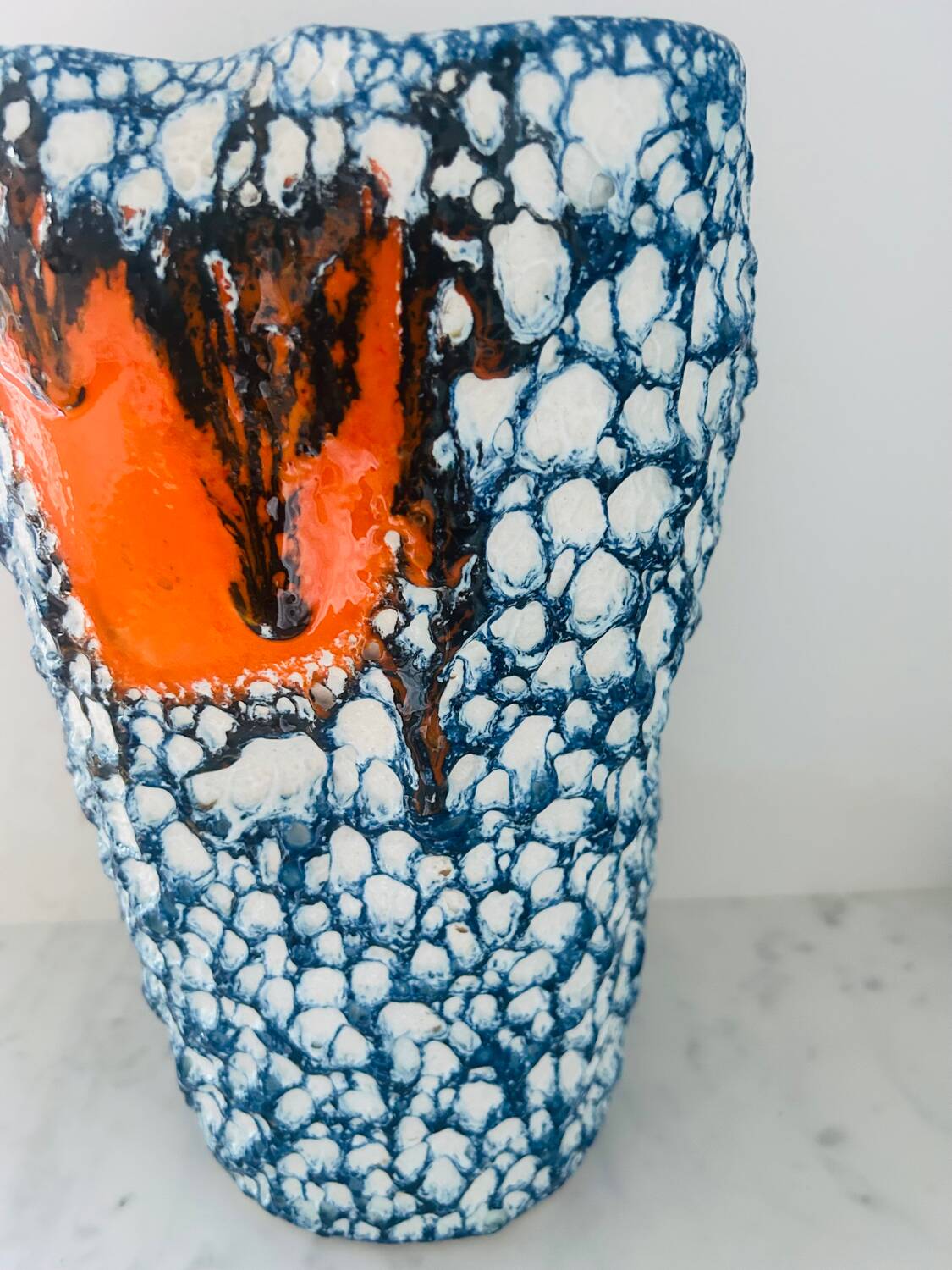 Vallauris Fat Lava Vase