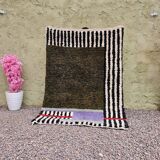 Unique Moroccan rug made of natural wool, 2.5x1.5 m.