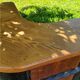 Bar from the 50s/60s in solid blond oak and black metal