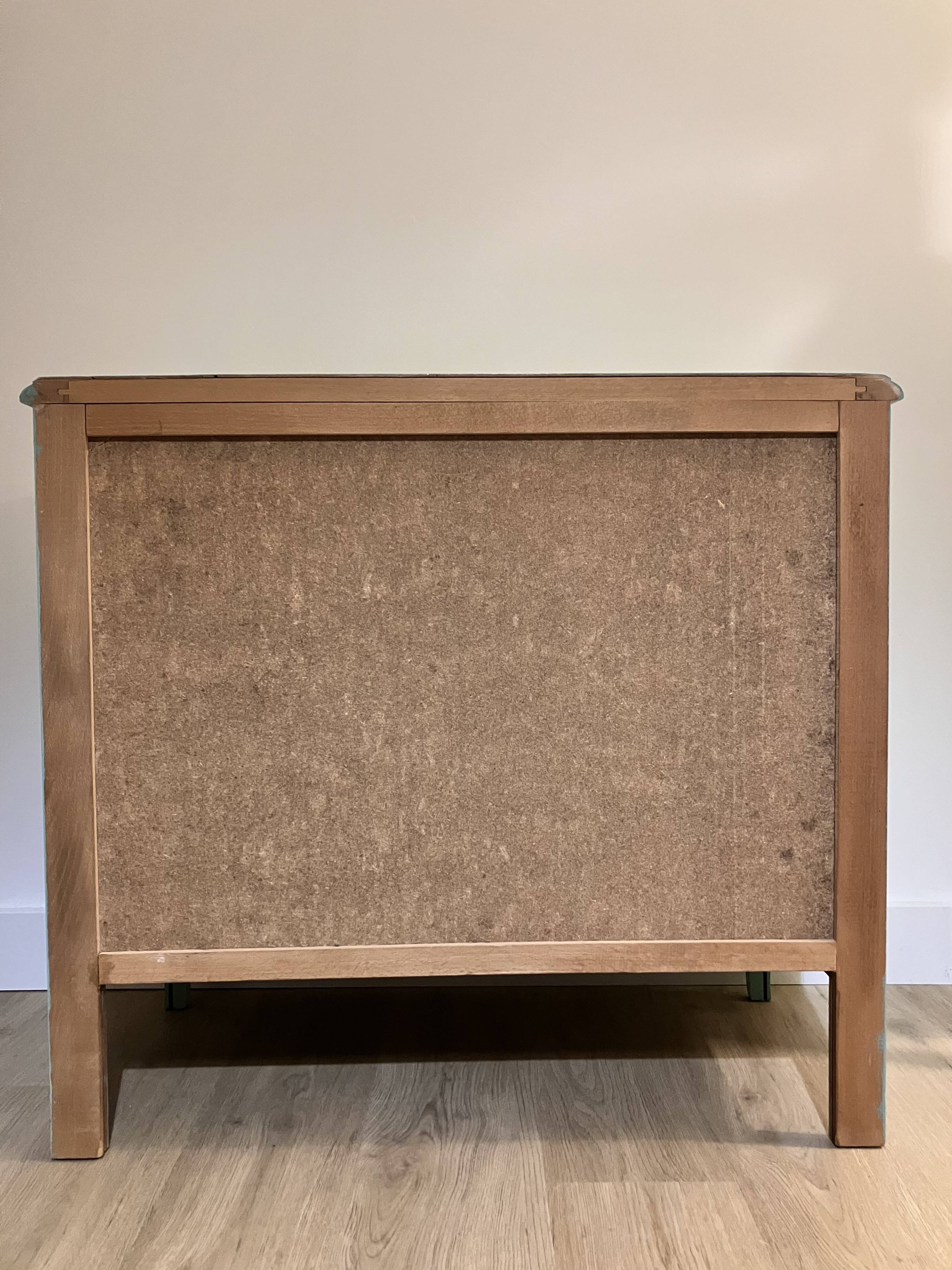 Green wood Provence chest of drawers