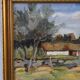 Gotthard Sandberg (1890-1961) , Swedish Oil Painting, Oil on Board, 1933, Framed