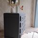 Retro charcoal grey chest of drawers