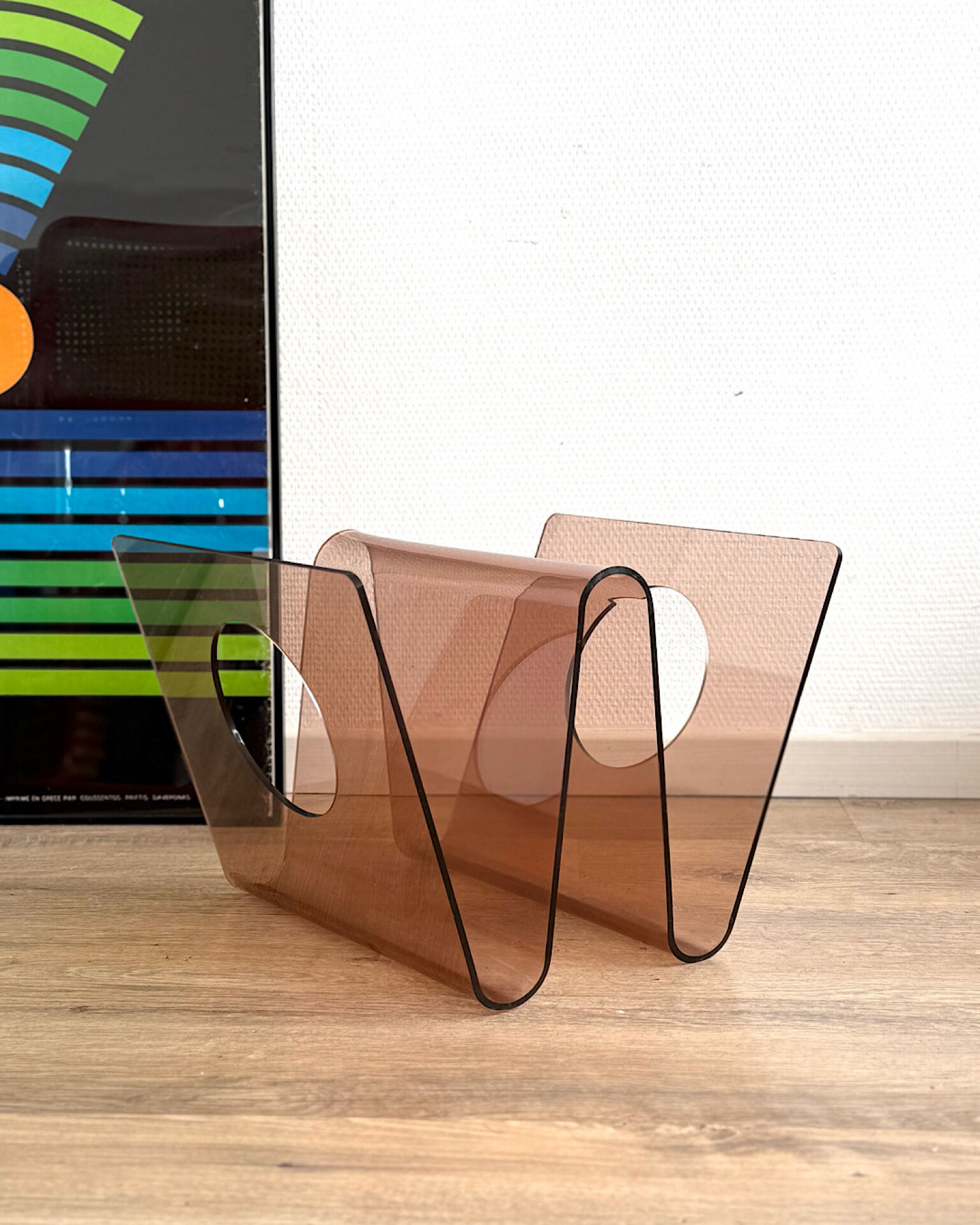 Magazine rack by Michel Dumas