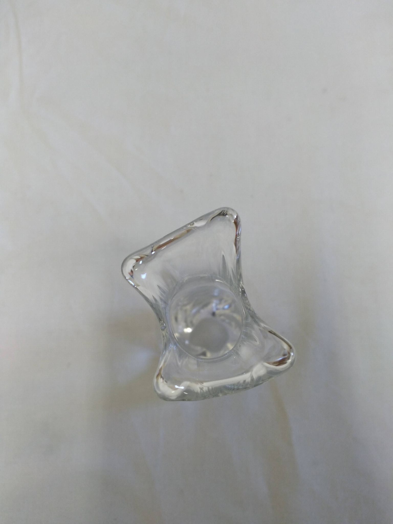 Daum crystal soliflore signed