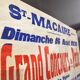 Affiche "Grand Concours de Pêche" Saint-Macaire 1936