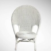 Vintage 1960/70 adult wicker rattan riviera armchair