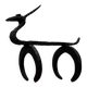 Animal sculpture, 1960s, wrought iron