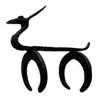 Animal sculpture, 1960s, wrought iron