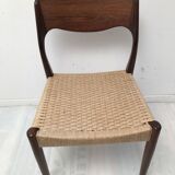 Pair of danish scandinavian chair dating from the 50