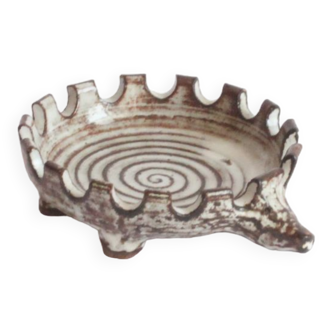 Zoomorph hedgehog ashtray by Alain Granet, Vallauris 1960s