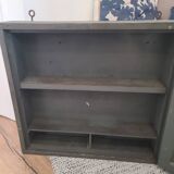 Old vintage display stand - closable wall shelf