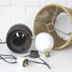 Vintage Floor Lamp Rustic Handmade Farmhouse Wood Wagon Wheel Light