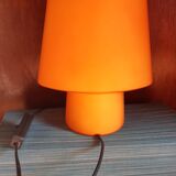 Orange glass paste lamp