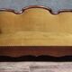 Antique Louis Philippe period solid walnut sofa