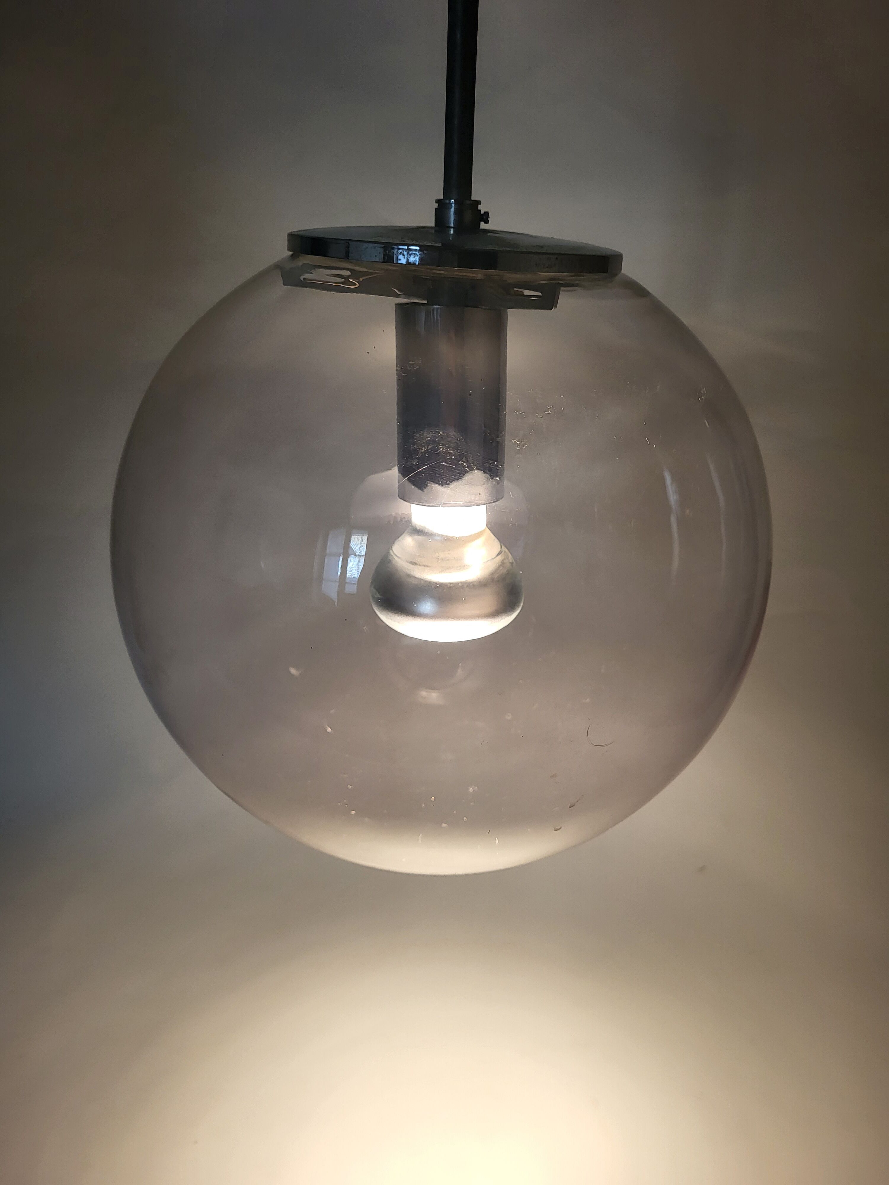 Pendant lamp globe boule limburg 70s