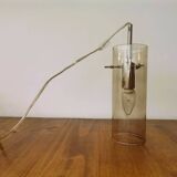 Swedish glass tube swag lamp by Mark Slöjd