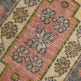 4x8 Pale Red Oriental Vintage Rug, 132x260Cm