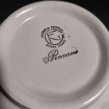 Salad bowl in earthenware, new earthenware factory Givors, Roxanne art deco decor