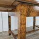 Extendable Art Deco table in olive root