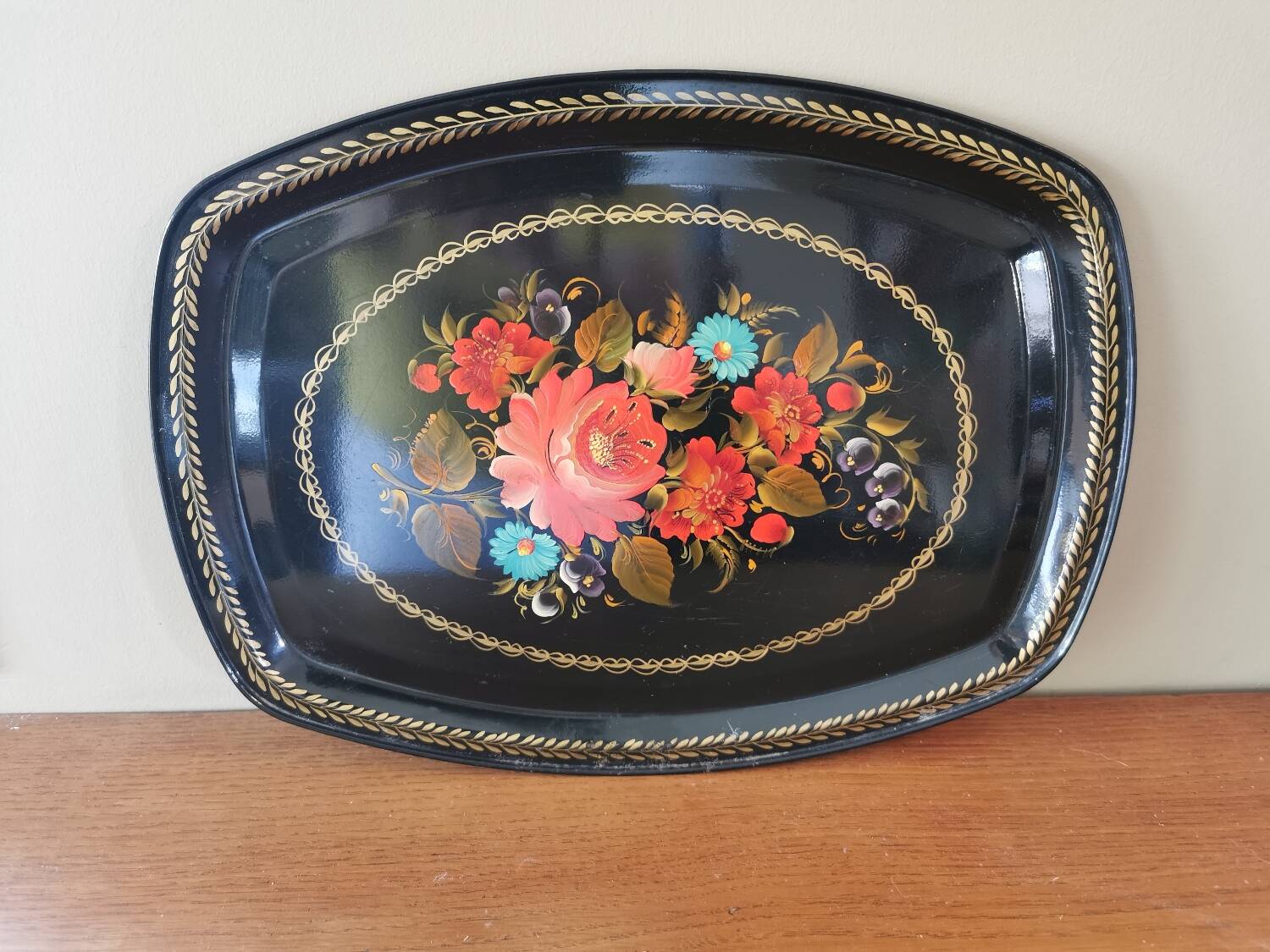 Vintage Russian tray