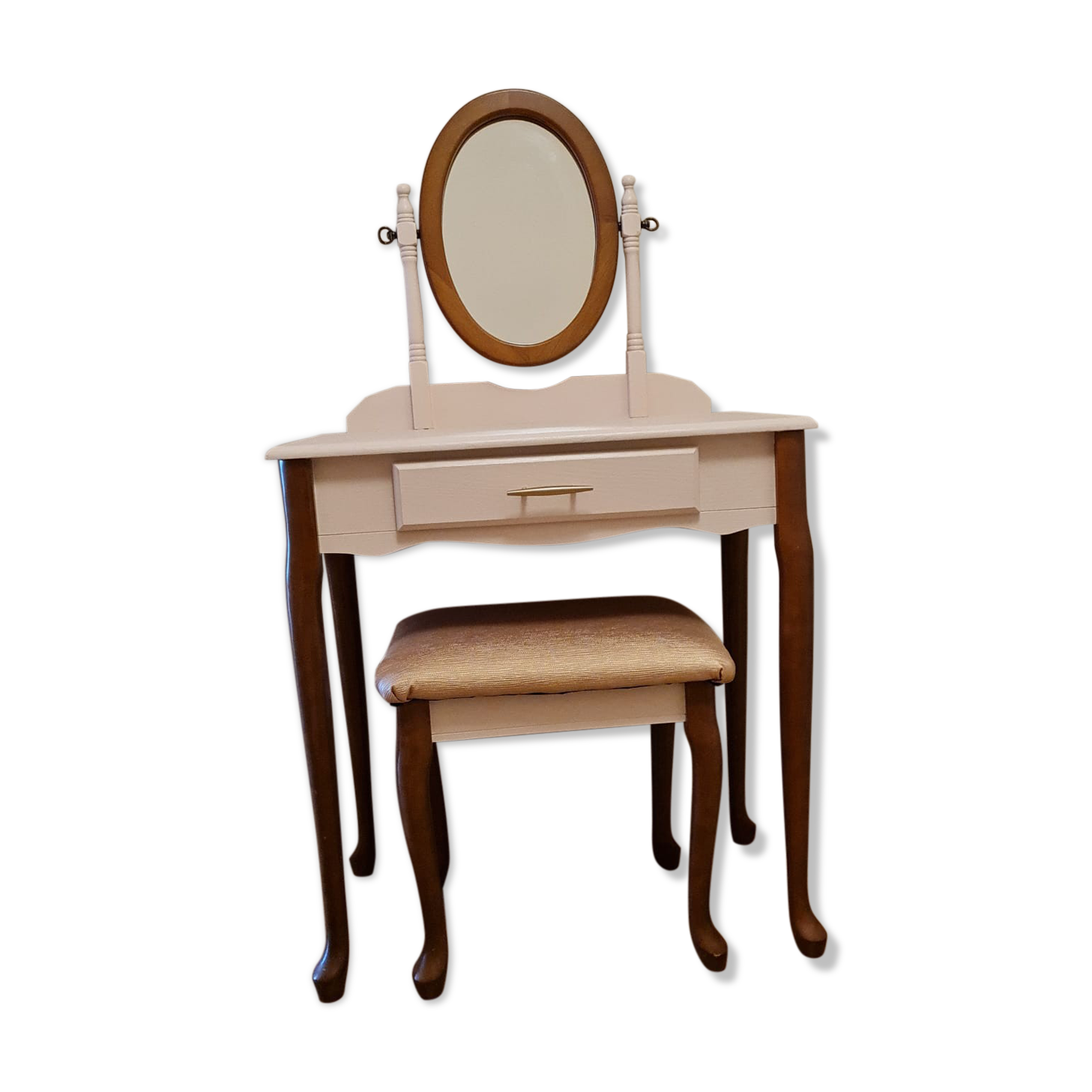 Coiffeuse et tabouret