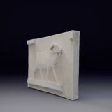 Plaster reproduction of an Egyptian ram deity