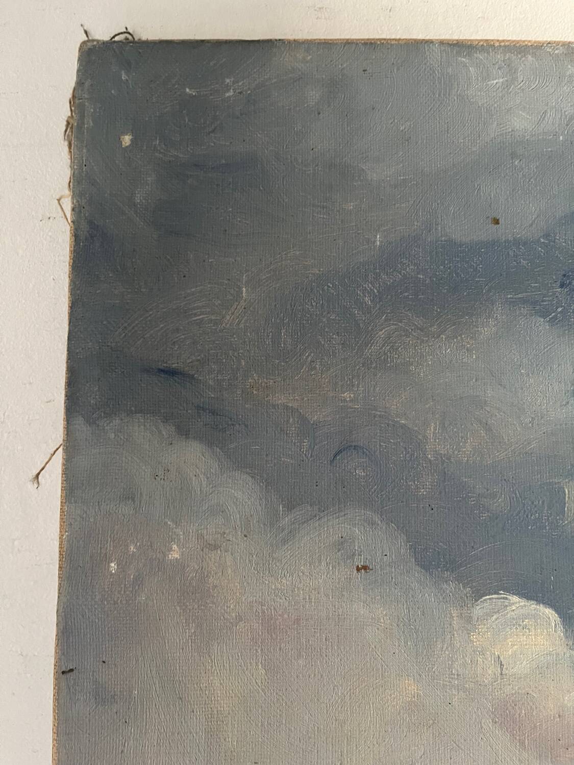 Spring landscape with tree, signed