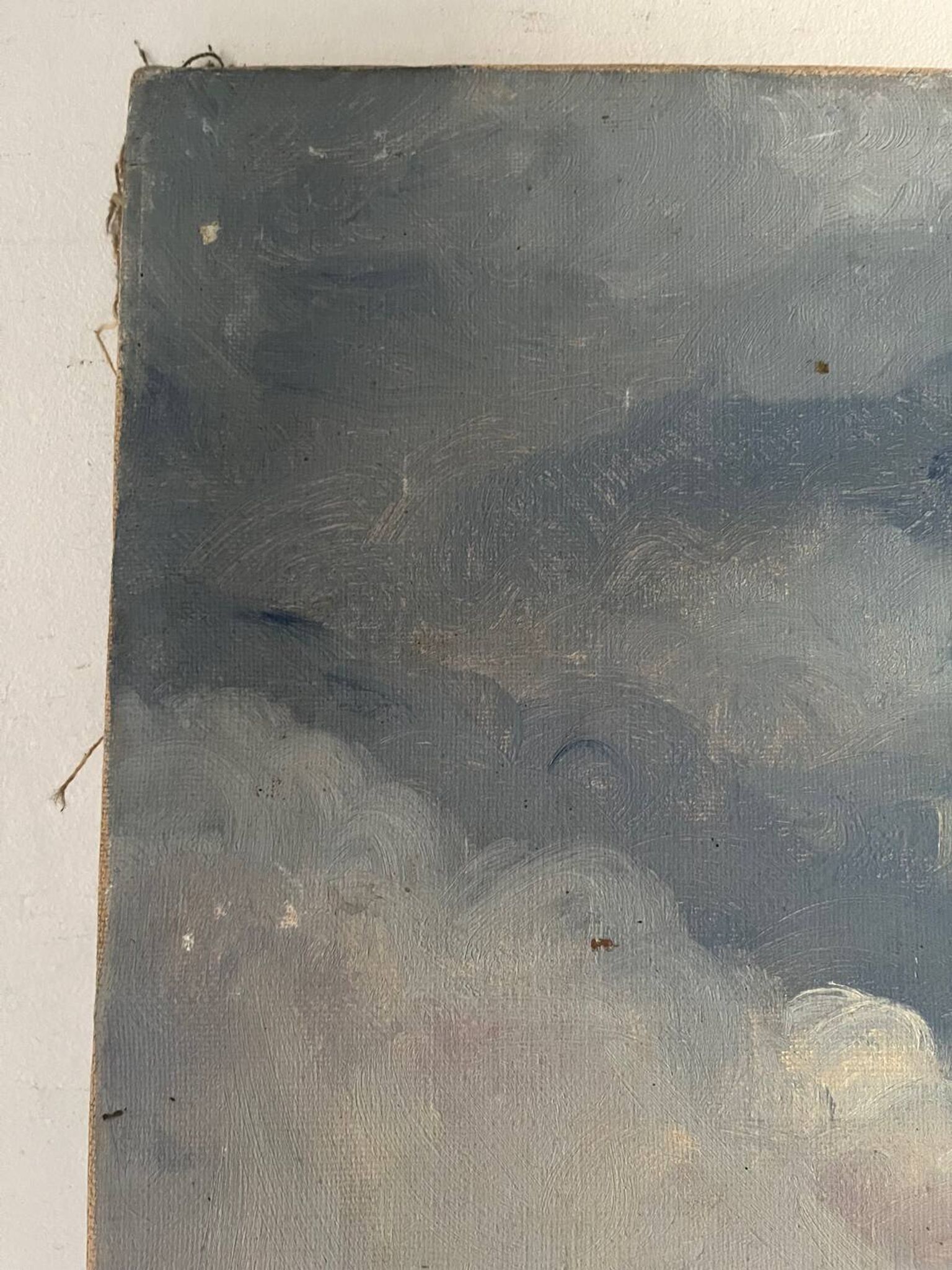 Paysage de printemps avec arbre, signé