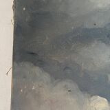 Spring landscape with tree, signed