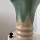 Art Deco flamed stoneware vase