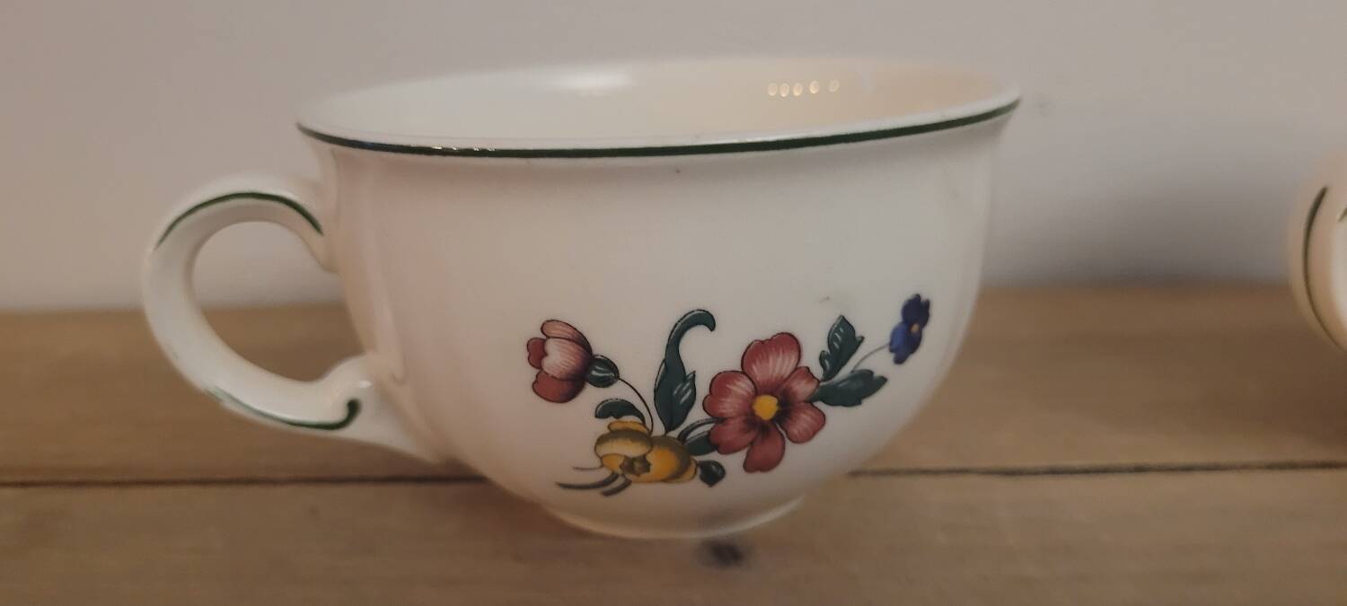 2 tasses Villeroy et Boch