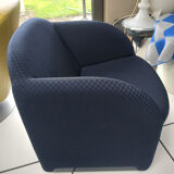 “Ben” armchair by Pierre Paulin for Artifort – 1980s – Geometric fabric