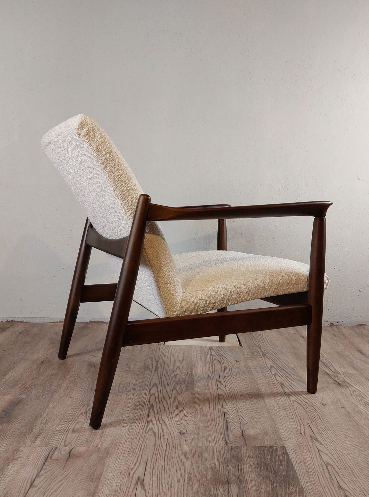 Pair of Armchairs Edmund Homa model GFM-64, Polish vintage 1970s