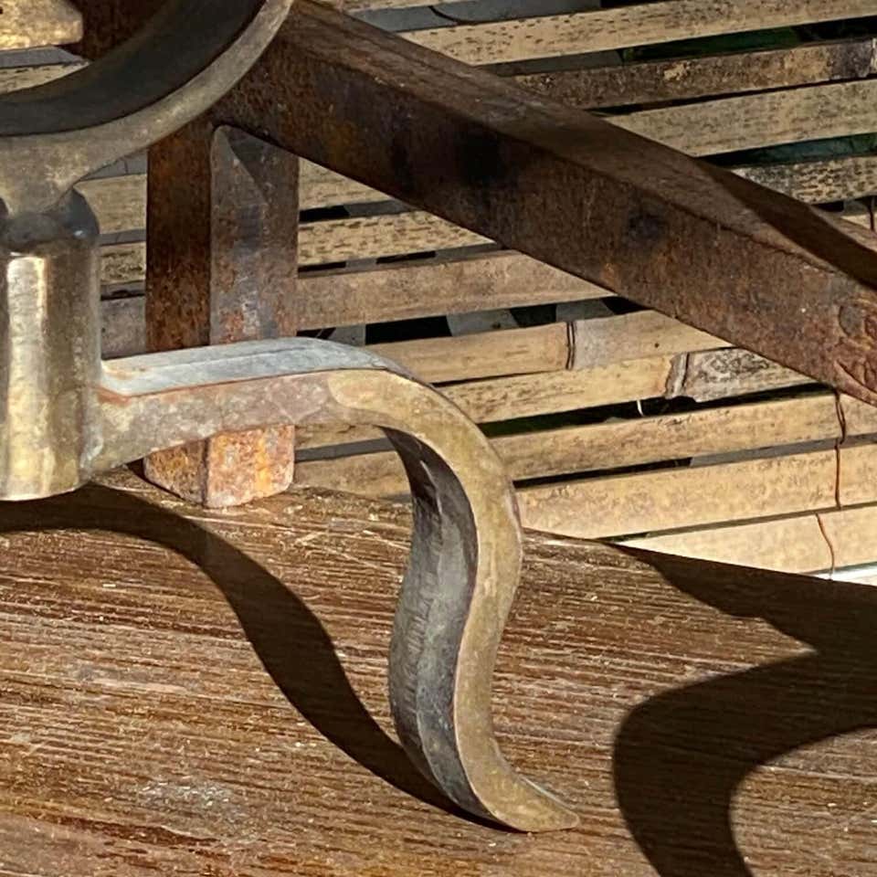 Pair of cast and bronze channels, early 20th