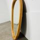 Scandinavian style wooden rim rearview mirror