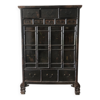 Large antique chinese cabinet 19th century