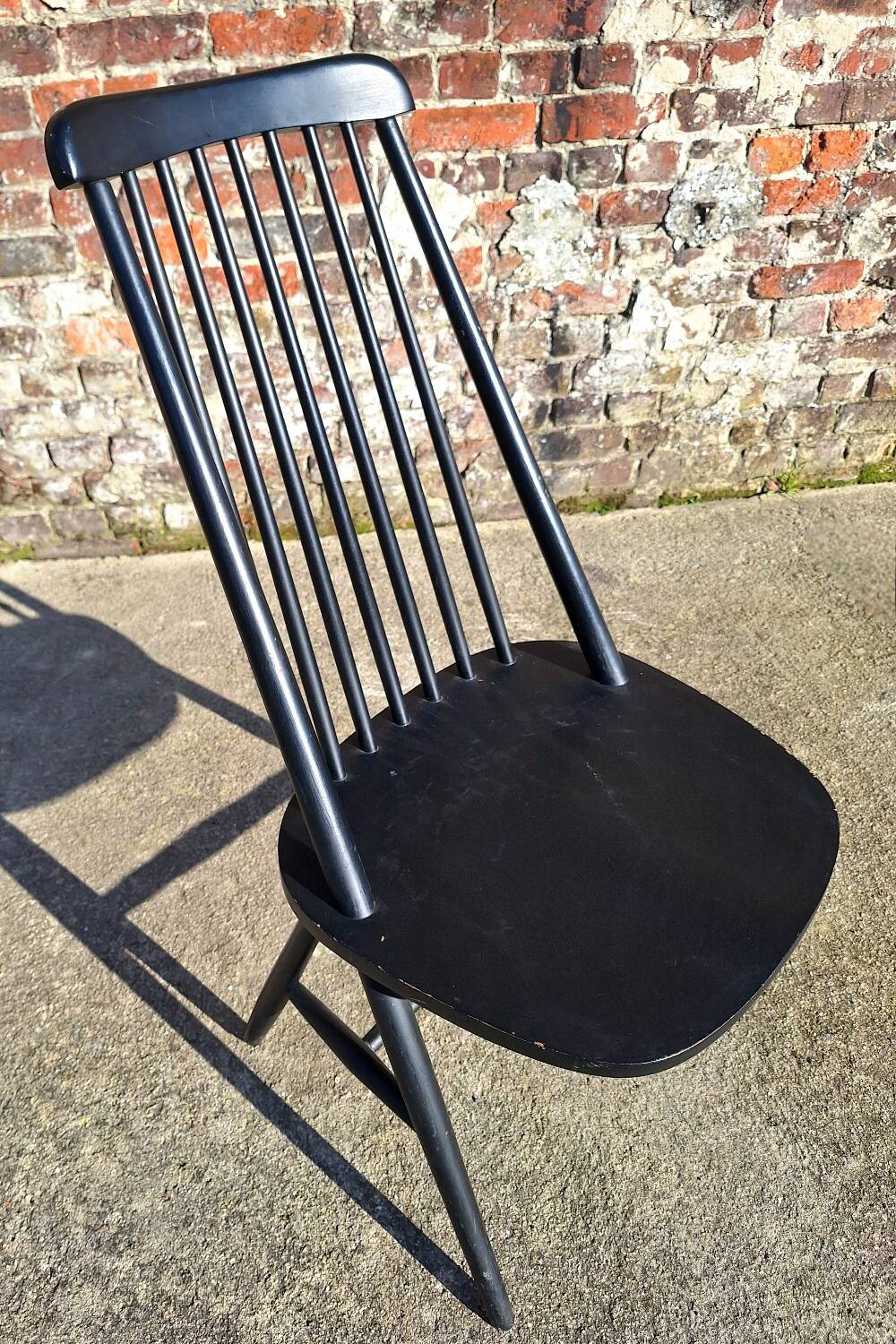 Set of 5 vintage Scandinavian chairs, antique seating furniture