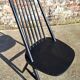Set of 5 vintage Scandinavian chairs, antique seating furniture