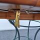 Set of 1 Table and 4 Chairs wrought iron 80s