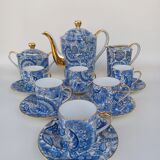 Service a café en porcelaine de limoges, par lazeyras.