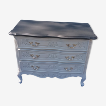 Commode style Louis XV grise