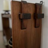 Brutalist wooden shelf